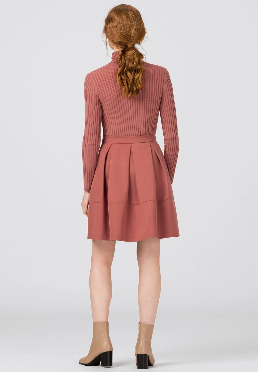 Discount En Ligne HALLHUBER Jupe trapèze jupes fermeture éclair femme 2 Discount En Ligne HALLHUBER Jupe trapèze jupes fermeture éclair femme – Image 2