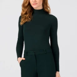 HALLHUBER Prix Compétitif T-shirt à manches longues t-shirts et tops col montant femme