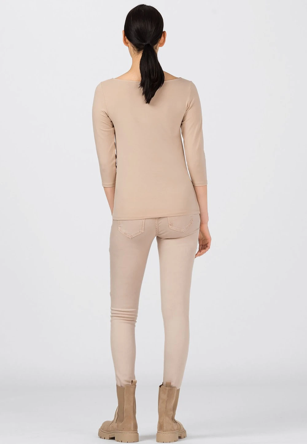 HALLHUBER T-shirt à manches longues Petit Prix t-shirts et tops col bateau femme 2 HALLHUBER T-shirt à manches longues Petit Prix t-shirts et tops col bateau femme – Image 2