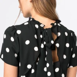 HALLHUBER Qualité Supérieure MIT TUPFENPRINT - Blouse chemises et blouses col rond femme -France Hallhuber Soldes Boutique 0e34ad28f4414ecaafb1a356c8c25f8e