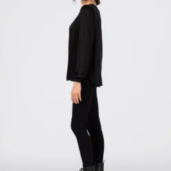 HALLHUBER MIT STRICKBLENDEN - T-shirt à manches longues Prix Réduit chemises & blouses col rond femme -France Hallhuber Soldes Boutique 182038a5971f4bf1b3c1c2f57ee6a44c