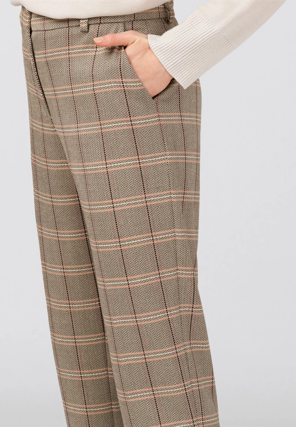 HALLHUBER Pantalon classique Authentique 100% pantalons haute femme 4 HALLHUBER Pantalon classique Authentique 100% pantalons haute femme – Image 4