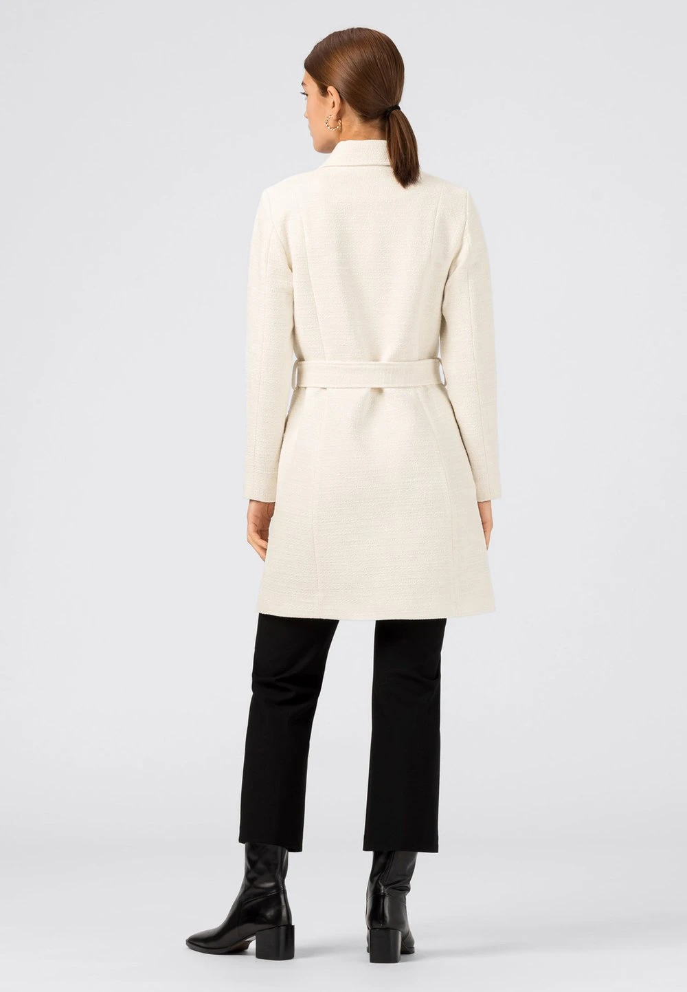 Authentique 100% HALLHUBER Trench manteaux col à revers femme 2 Authentique 100% HALLHUBER Trench manteaux col à revers femme – Image 2