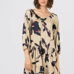 Qualité Garantie HALLHUBER MIT STUFENVOLANTS - Robe de jour robes col rond femme