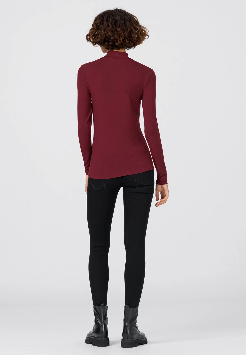 Prix Exclusifs HALLHUBER T-shirt à manches longues t-shirts et tops col montant femme 2 Prix Exclusifs HALLHUBER T-shirt à manches longues t-shirts et tops col montant femme – Image 2