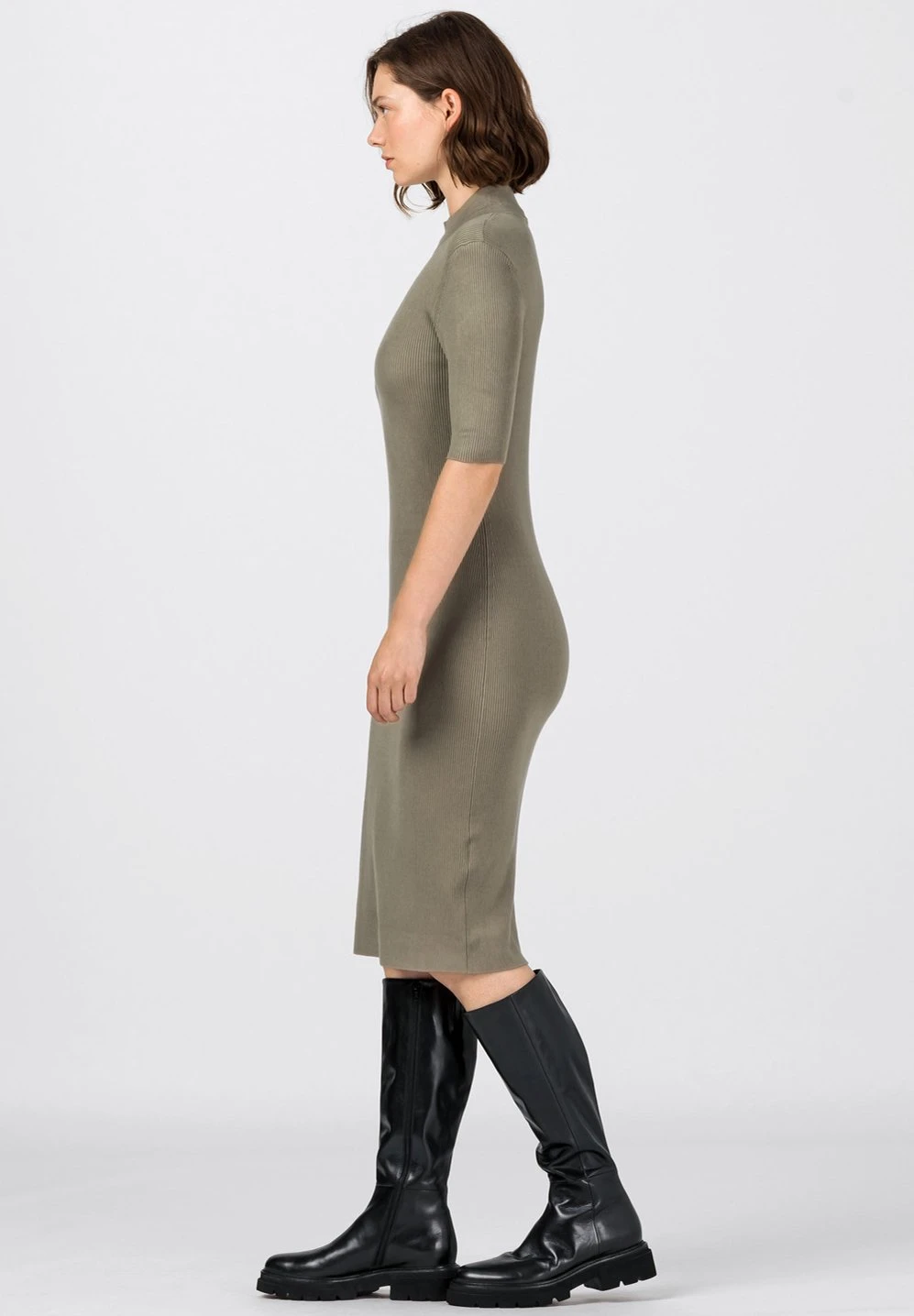 HALLHUBER Qualité Fiable Robe fourreau robes col rond femme 2 HALLHUBER Qualité Fiable Robe fourreau robes col rond femme – Image 2