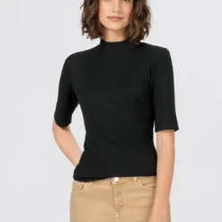 Première Qualité HALLHUBER T-shirt basique t-shirts et tops col officier femme