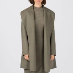 En Remise HALLHUBER Manteau classique manteaux col châle femme