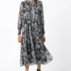 Remise En Ligne HALLHUBER MIT PAISLEY-PRINT - Robe de jour robes normale femme
