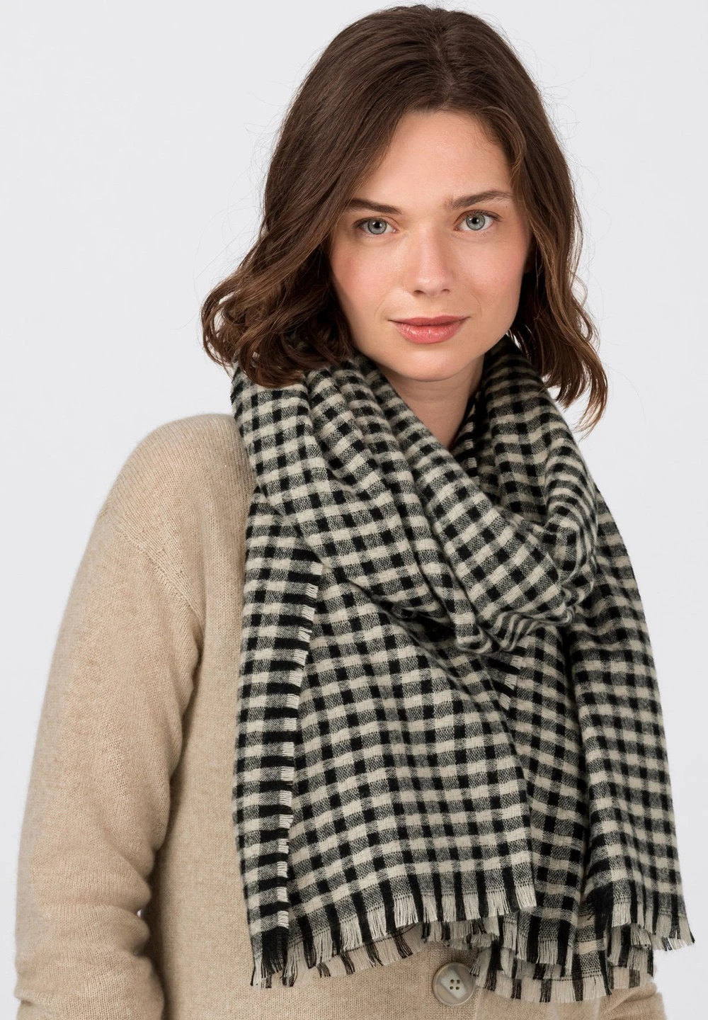 Qualité garantie 100% HALLHUBER Écharpe Écharpes et foulards carreaux femme 1 Qualité garantie 100% HALLHUBER Écharpe Écharpes et foulards carreaux femme