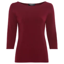 HALLHUBER T-shirt à manches longues qualité absolue t-shirts et tops col montant femme -France Hallhuber Soldes Boutique 47a5598ed71944e494021b94eaa87cbb 1