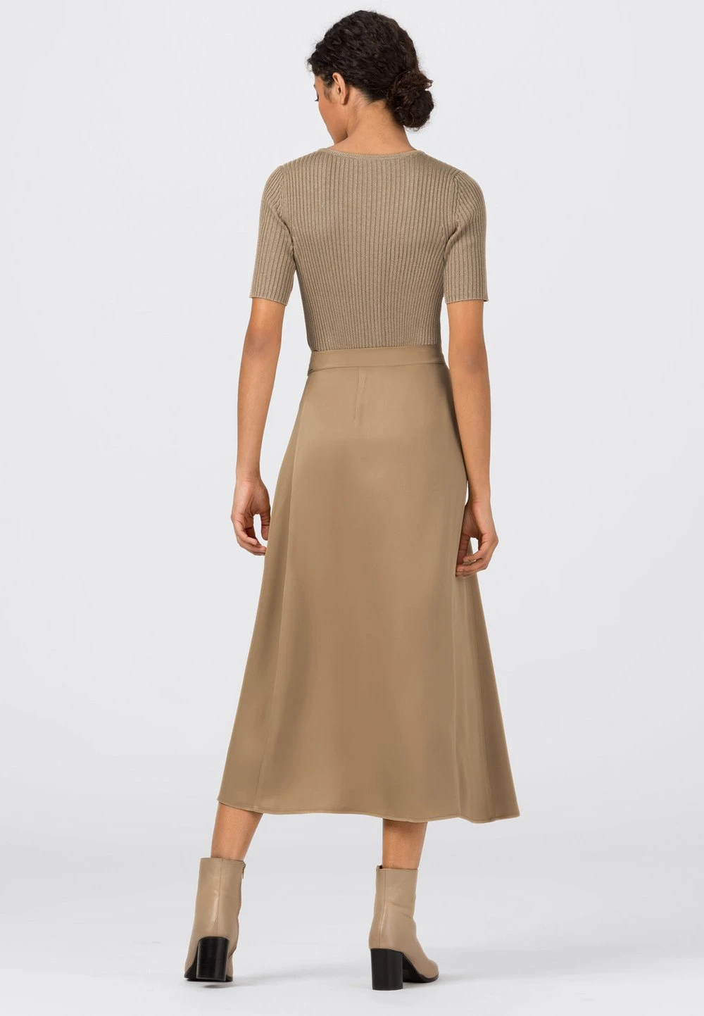 Qualité Garantie HALLHUBER Jupe trapèze jupes ceinture femme 3 Qualité Garantie HALLHUBER Jupe trapèze jupes ceinture femme – Image 3