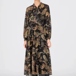 HALLHUBER Soldes PAISLEY-PRINT - Robe de jour robes col châle femme