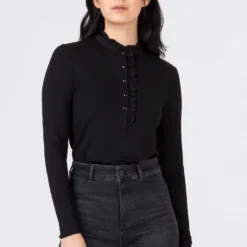 HALLHUBER LONGSLEEVE MIT RÜSCHEN - Blouse Haute Qualité chemises et blouses col officier femme