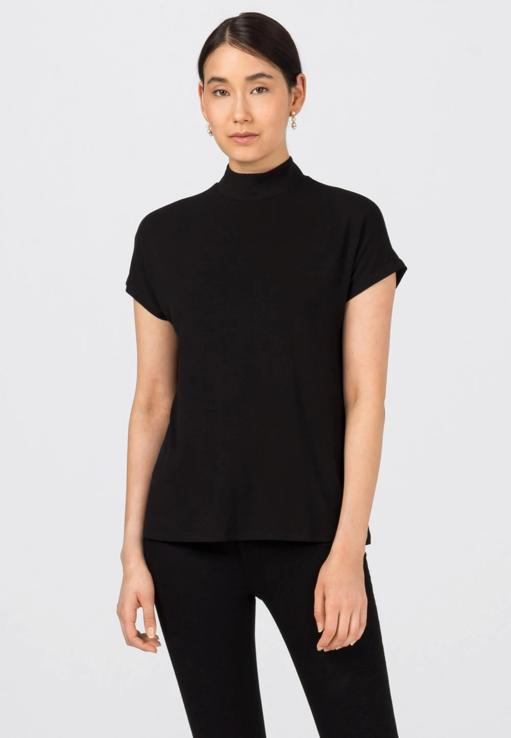 HALLHUBER T-shirt basique Bas Prix t-shirts et tops col officier femme 1 HALLHUBER T-shirt basique Bas Prix t-shirts et tops col officier femme