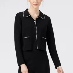 HALLHUBER Gilet Prix Abordable pulls & gilets col à revers femme