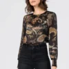 Prix Dégriffé HALLHUBER PAISLEY-PRINT - Blouse chemises et blouses col rond femme