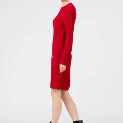 HALLHUBER Robe fourreau qualité absolue robes col rond femme -France Hallhuber Soldes Boutique 644809fe454040268eb79805fd619ddd