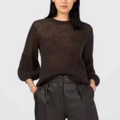 HALLHUBER Prix Équitable MIT GLOCKENÄRMELN - Pullover pulls et gilets col rond femme