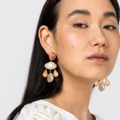 HALLHUBER Prix Sympa Boucles d'oreilles bijoux clou d'oreille femme