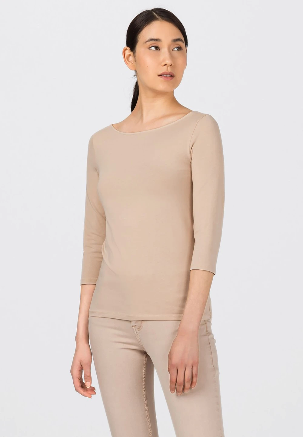 HALLHUBER T-shirt à manches longues Petit Prix t-shirts et tops col bateau femme 1 HALLHUBER T-shirt à manches longues Petit Prix t-shirts et tops col bateau femme