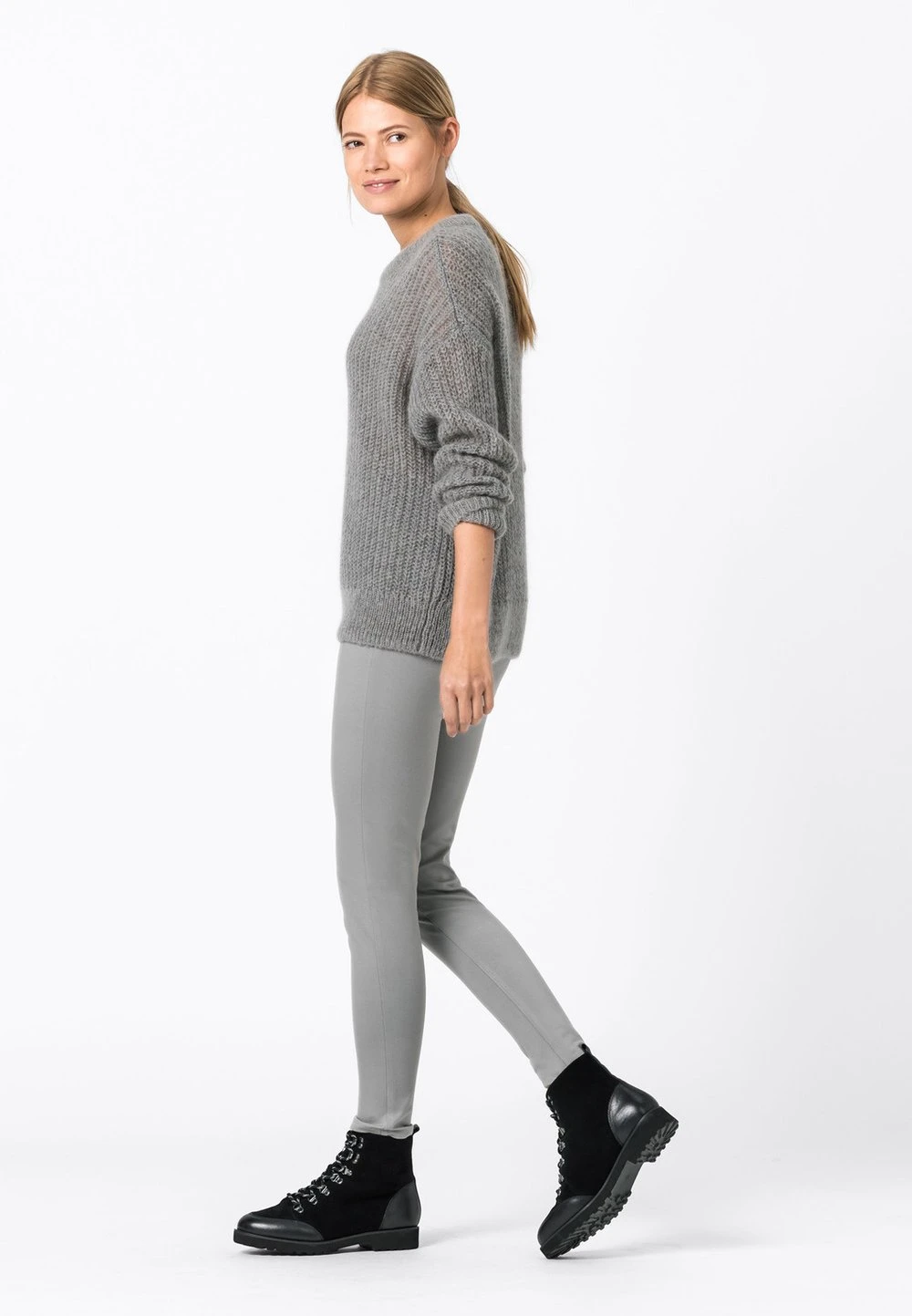 HALLHUBER Prix Acceptable OVERSIZE- IN PATENTSTRICK - Pullover pulls et gilets col rond femme 2 HALLHUBER Prix Acceptable OVERSIZE- IN PATENTSTRICK - Pullover pulls et gilets col rond femme – Image 2