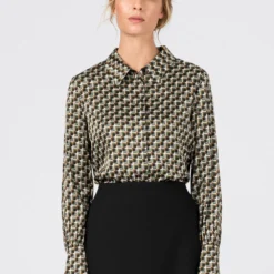 Qualité Garantie HALLHUBER Chemisier chemises et blouses col à revers femme