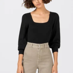 Prix Compétitif HALLHUBER PULLOVER MIT KARREE-AUSSCHNITT - Pullover pulls et gilets col carré femme