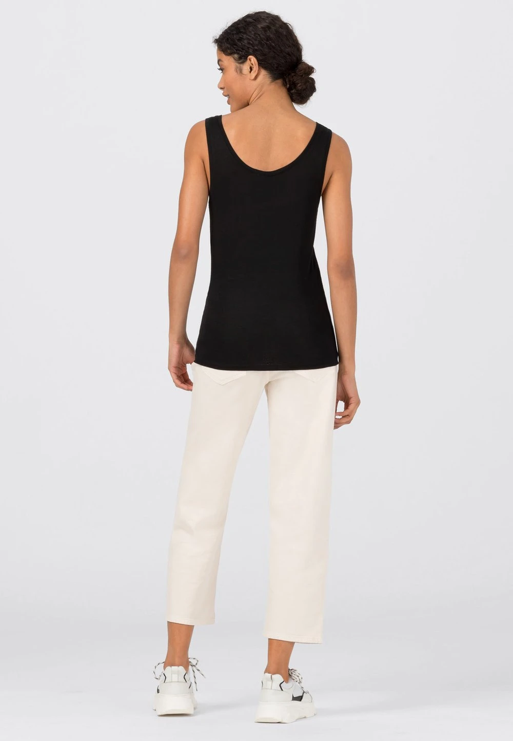 HALLHUBER Débardeur Prix Usine t-shirts et tops encolure large ronde femme 3 HALLHUBER Débardeur Prix Usine t-shirts et tops encolure large ronde femme – Image 3