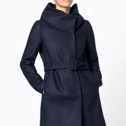 HALLHUBER MIT VOLUMENKRAGEN - Manteau classique Bonne Qualité manteaux col officier femme