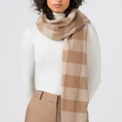 Prix Sympa HALLHUBER Écharpe Écharpes et foulards carreaux femme