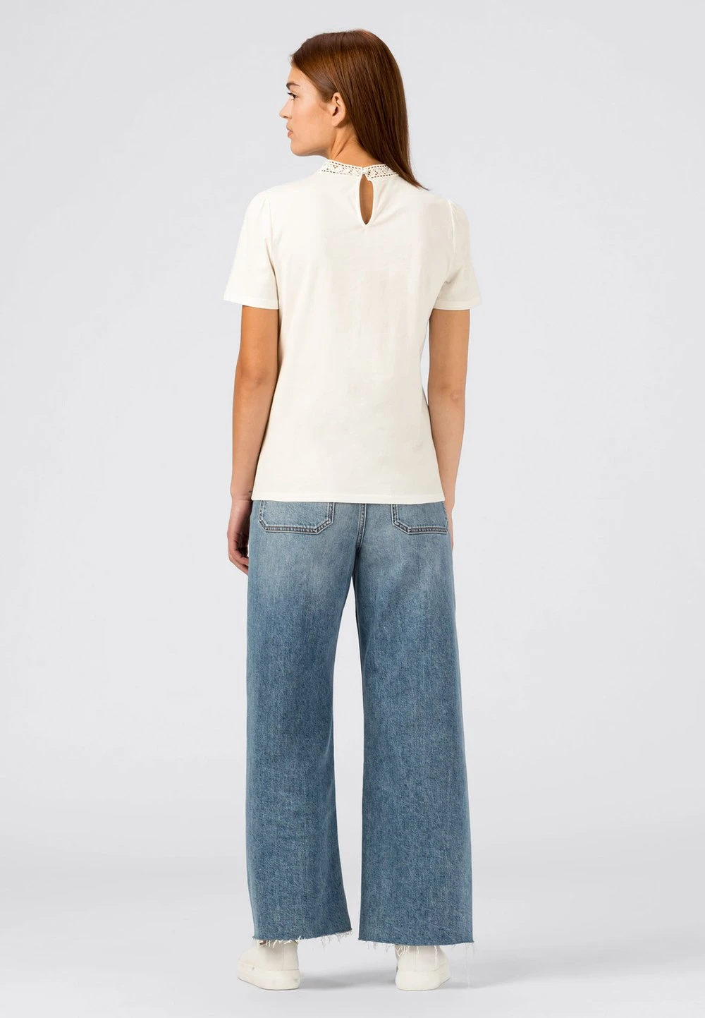 Garantie De Qualité 100% HALLHUBER MIT SPITZENEINSATZ - Blouse chemises & blouses col officier femme 2 Garantie De Qualité 100% HALLHUBER MIT SPITZENEINSATZ - Blouse chemises & blouses col officier femme – Image 2