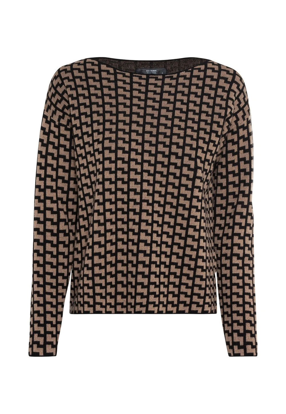 HALLHUBER Prix Favorable PULLOVER JACQUARD AUS REINER MERINO - Pullover pulls et gilets col bateau femme 5 HALLHUBER Prix Favorable PULLOVER JACQUARD AUS REINER MERINO - Pullover pulls et gilets col bateau femme – Image 5