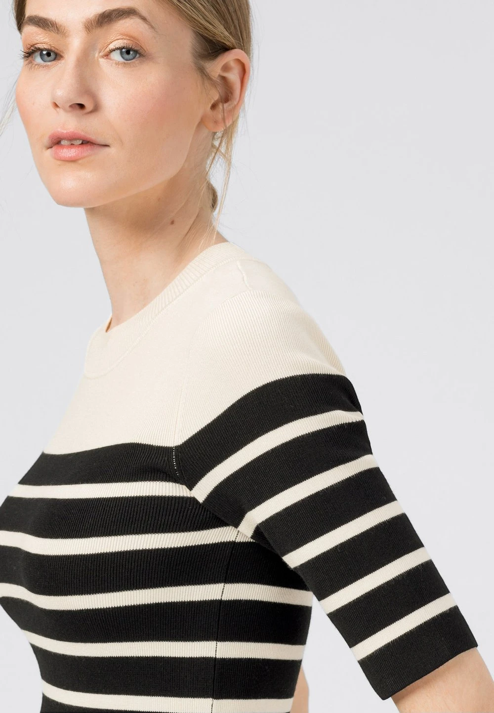 HALLHUBER Prix Réduit MIT STREIFENDESSIN - Robe fourreau robes col rond femme 4 HALLHUBER Prix Réduit MIT STREIFENDESSIN - Robe fourreau robes col rond femme – Image 4