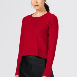 Prix Incroyables HALLHUBER CROPPED - Pullover pulls et gilets col rond femme