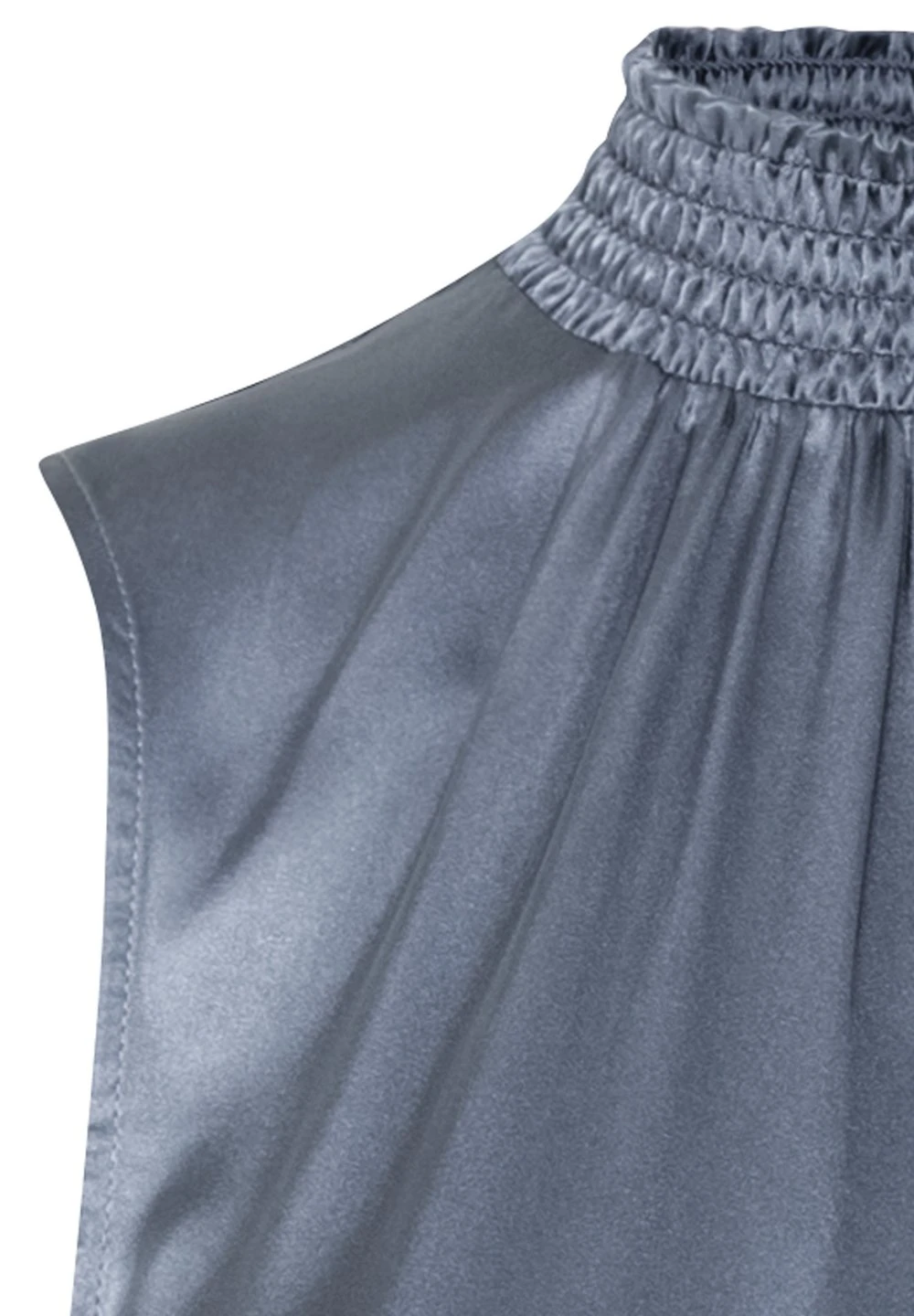 HALLHUBER Haute Qualité MIT GESMOKTEM STEHKRAGEN - Blouse chemises et blouses col en v femme 5 HALLHUBER Haute Qualité MIT GESMOKTEM STEHKRAGEN - Blouse chemises et blouses col en v femme – Image 5