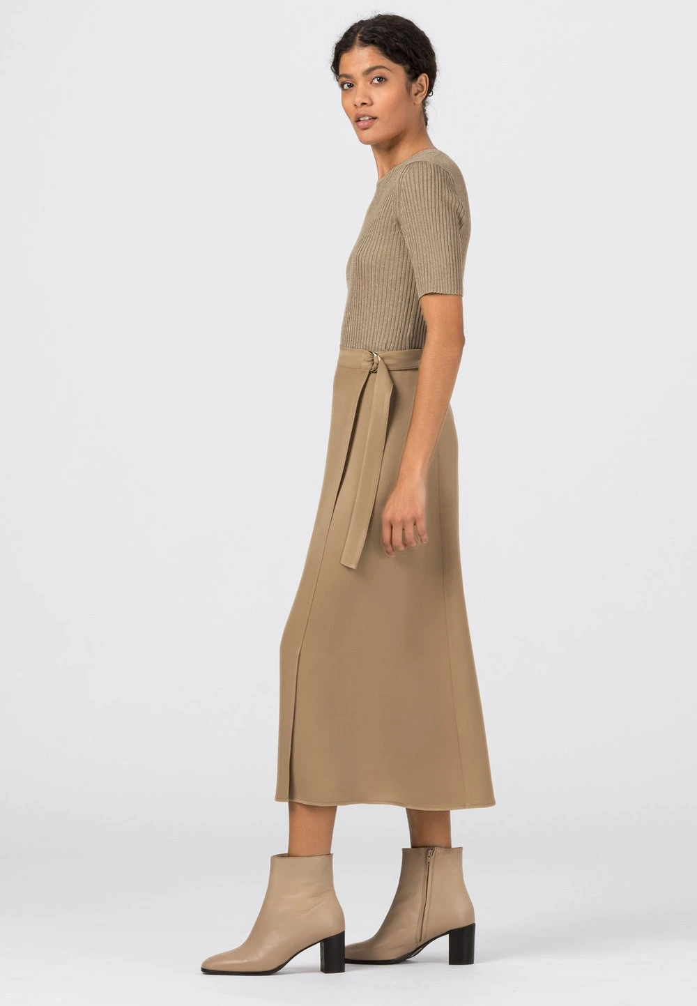 Qualité Garantie HALLHUBER Jupe trapèze jupes ceinture femme 2 Qualité Garantie HALLHUBER Jupe trapèze jupes ceinture femme – Image 2