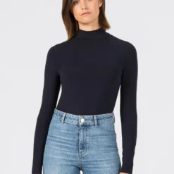 Bas Prix HALLHUBER T-shirt à manches longues t-shirts et tops col montant femme