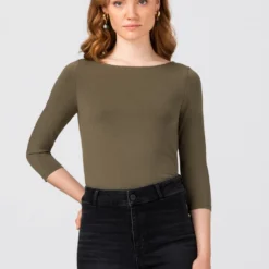 HALLHUBER T-shirt Ă manches longues Prix Raisonnable t-shirts et tops col rond femme