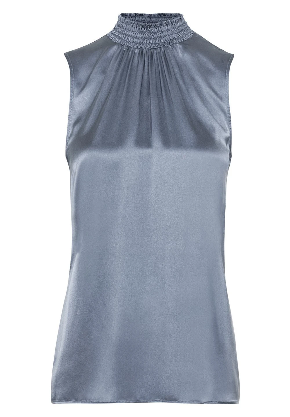 HALLHUBER Haute Qualité MIT GESMOKTEM STEHKRAGEN - Blouse chemises et blouses col en v femme 4 HALLHUBER Haute Qualité MIT GESMOKTEM STEHKRAGEN - Blouse chemises et blouses col en v femme – Image 4