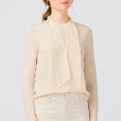 HALLHUBER Bon Rapport Coût-Efficacité Blouse chemises et blouses col rond femme