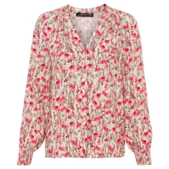 Prix Ourlé HALLHUBER MIT FLORALPRINT - Blouse chemises et blouses col en v femme -France Hallhuber Soldes Boutique e34b200975034db583d662771f0af31e