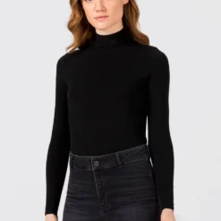 HALLHUBER Prix Sacrifiés T-shirt à manches longues t-shirts et tops col montant femme