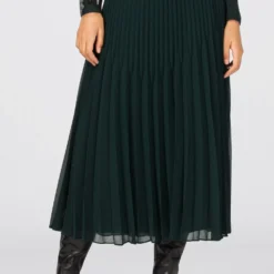 HALLHUBER Authentique 100% Jupe trapèze jupes couleur unie femme