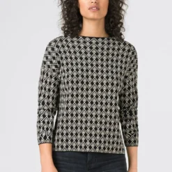 HALLHUBER Prix Raisonnable JACQUARD AUS - Pullover pulls & gilets col rond femme