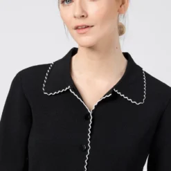 HALLHUBER Gilet Prix Abordable pulls & gilets col à revers femme -France Hallhuber Soldes Boutique f089ffe03b9942a48b63b4ad31894f82