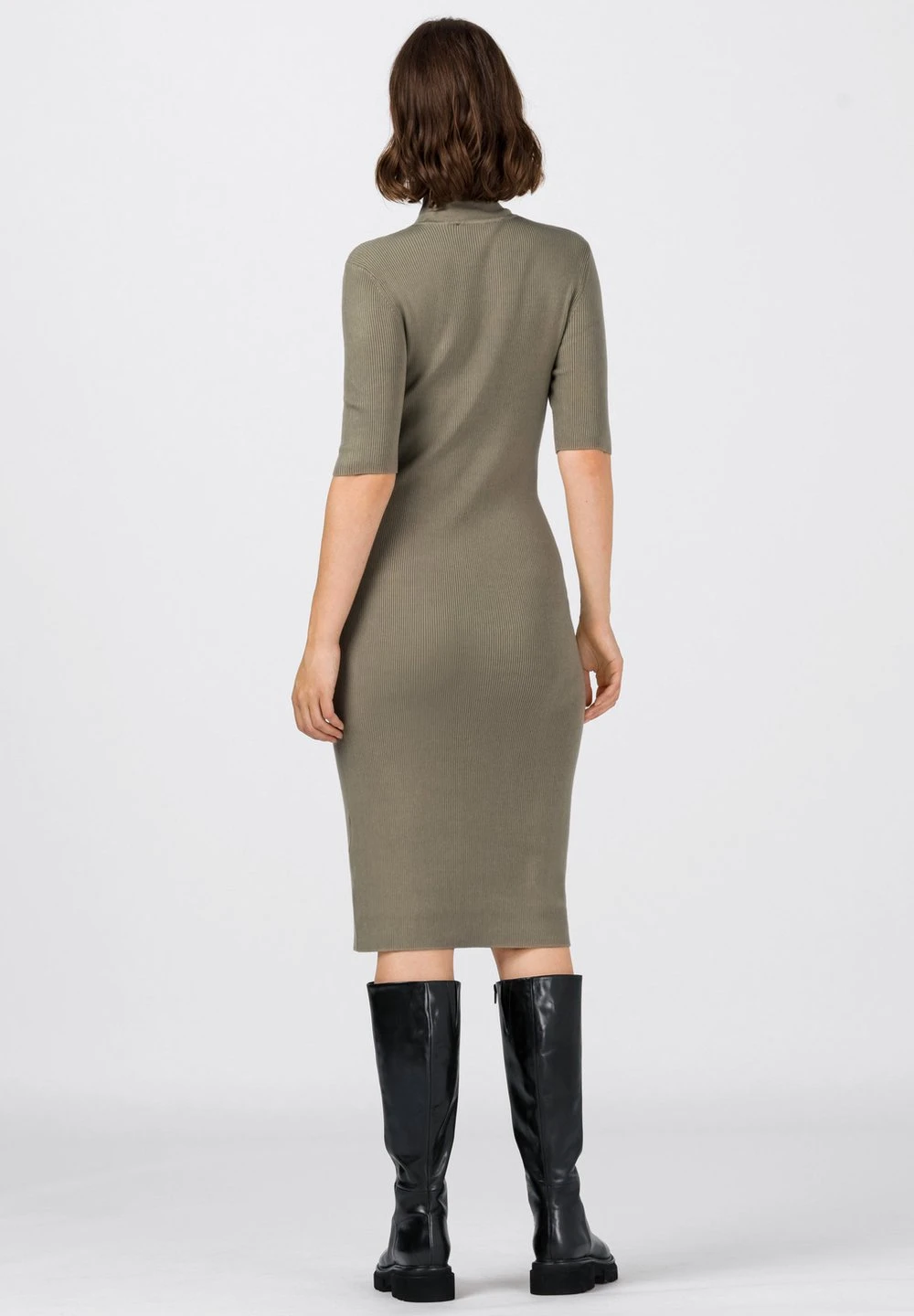 HALLHUBER Qualité Fiable Robe fourreau robes col rond femme 3 HALLHUBER Qualité Fiable Robe fourreau robes col rond femme – Image 3