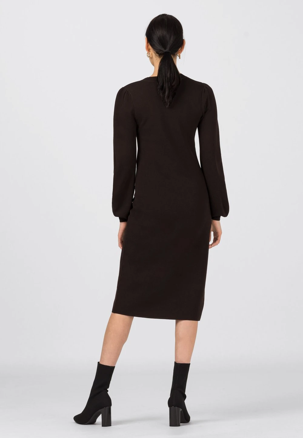 Prix Usine HALLHUBER MIT BALLONÄRMELN - Robe pull robes col rond femme 2 Prix Usine HALLHUBER MIT BALLONÄRMELN - Robe pull robes col rond femme – Image 2