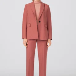 En promotion HALLHUBER INDOO MIT REVERSKRAGEN - Blazer vestes col revers femme