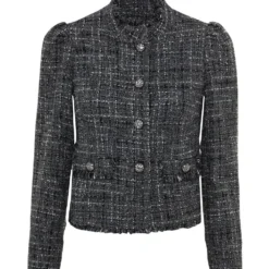 HALLHUBER CROPPED MIT METALLKNÖPFEN - Blazer Prix De Rêve vestes col officier femme -France Hallhuber Soldes Boutique f8a00f953e8145069ba2409e4062d206